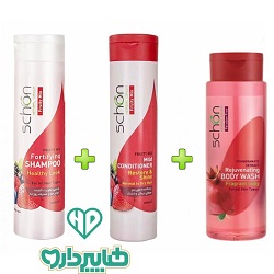 پک ویژه شوینده تقویت کننده مو و بدن شون