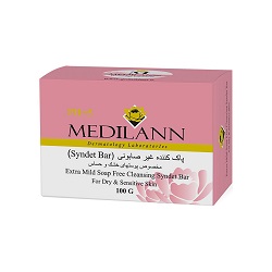 پاک کننده غیر صابونی مدیلن مناسب پوست خشک و حساس 100 گرم