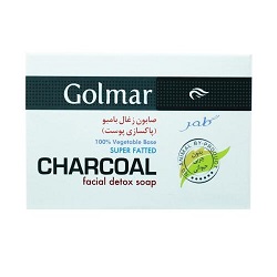 صابون زغال بامبو مناسب پاکسازی پوست گلمر 115 گرم