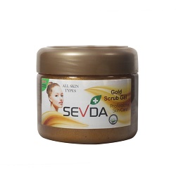 ژل اسکراب طلا 250میل سودا