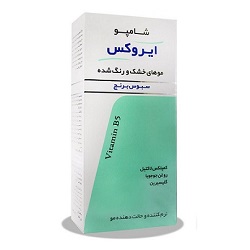 شامپو موهای خشک و رنگ شده ایروکس 200 گرمی
