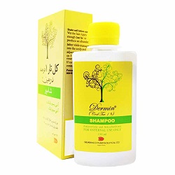 شامپو کل تار 1 درصد درمین