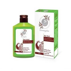 ماسک مو مناسب موهای آسیب دیده و رنگ شده درم انجلین 200 میلی لیتر