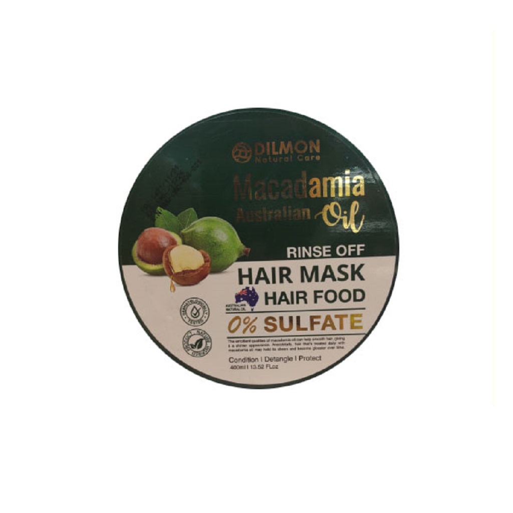 ماسک مو آبکشی روغن ماکادمیا دیلمون 400 میلی لیتر