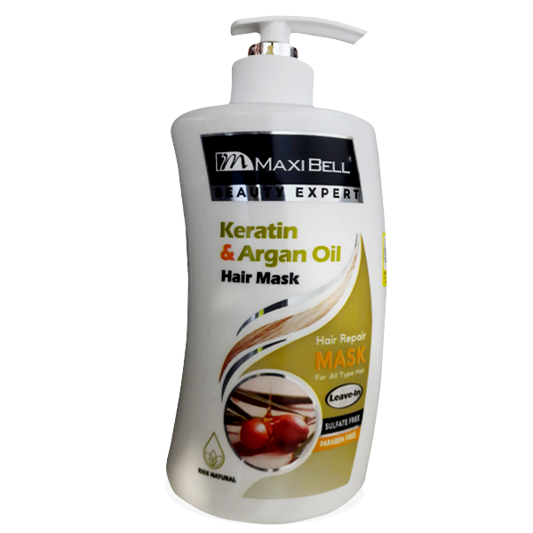 ماسک مو کراتین و روغن آرگان مکسی بل 500میلی لیتر
