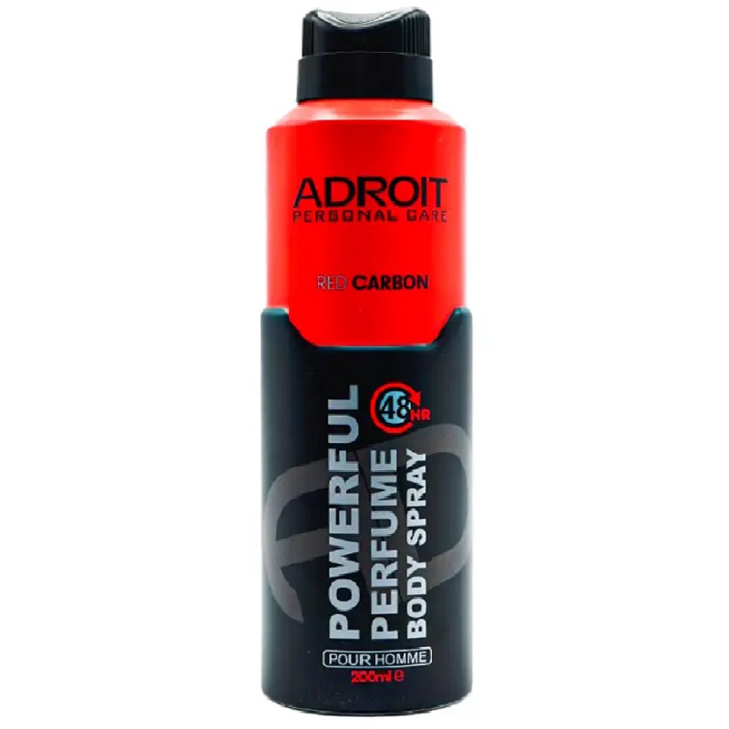 اسپری دئودورانت بدن آقایان Red Carbon ادرویت 200 میلی لیتر