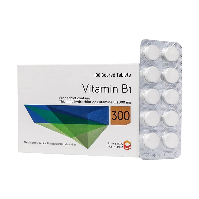 قرص ویتامین B1 300 میلی گرم 100 عدد