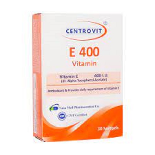 سافت ژل ویتامین E 400 واحد سنتروویت 30 عدد