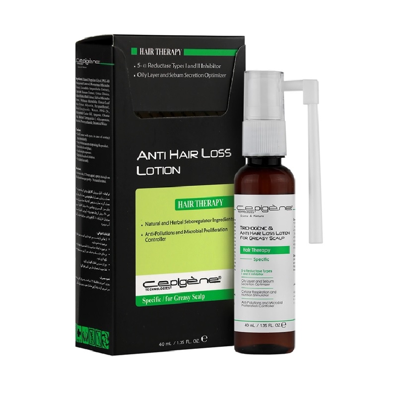 محلول تقویت کننده ضدریزش موی چرب سپیژن 40 میل