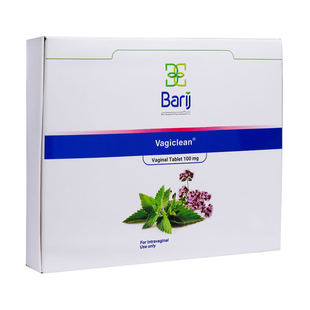 قرص واژینال واژی کلین باریج اسانس 100 میلی گرم